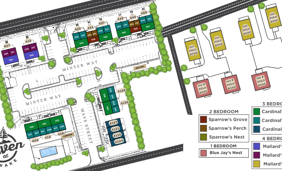 The Haven at Wake Site Map